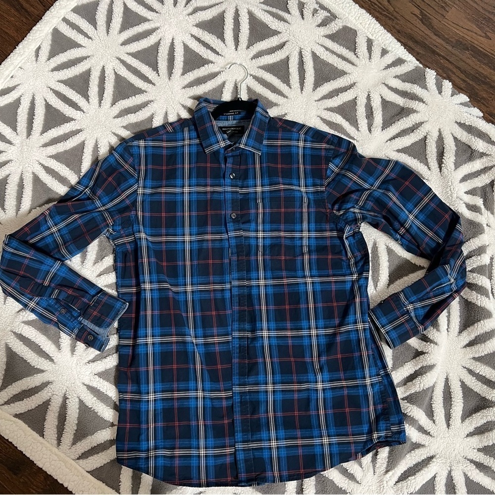 Banana Republic Plaid Shirt - Size Large
